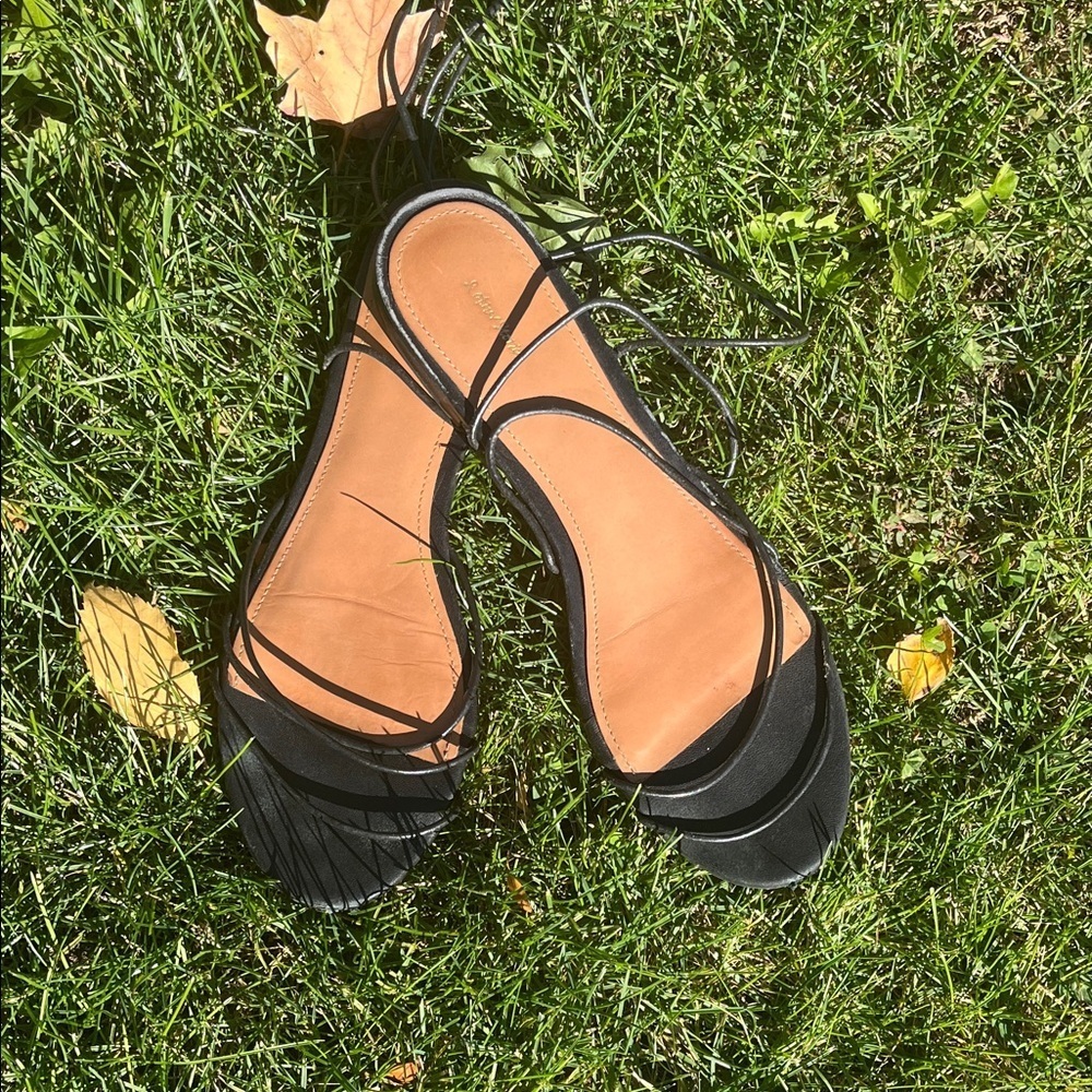 & other stories Elegant Black Strappy Sandals 39
